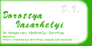 dorottya vasarhelyi business card